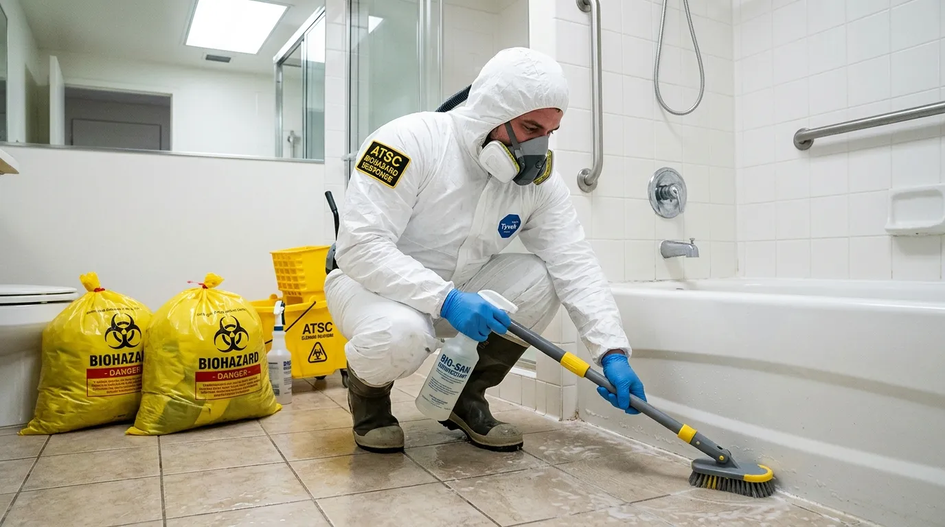 Decontamination equipment deployed for Blood Cleanup in Monterey Park